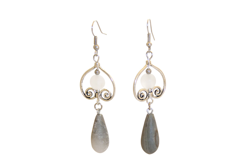 Ginevra alabaster earrings